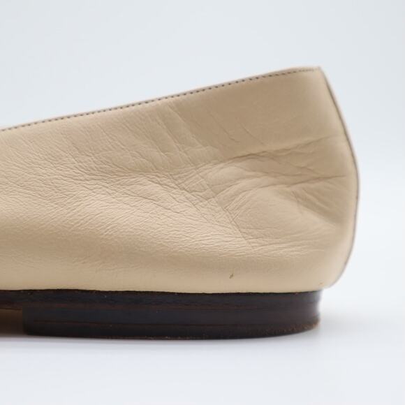 Chanel CC Turnlock Vintage Leather Ballet Flats Size 38 - Picture 12 of 12